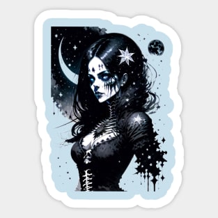 Zombie Girl - Dia De Los Muertos Sticker